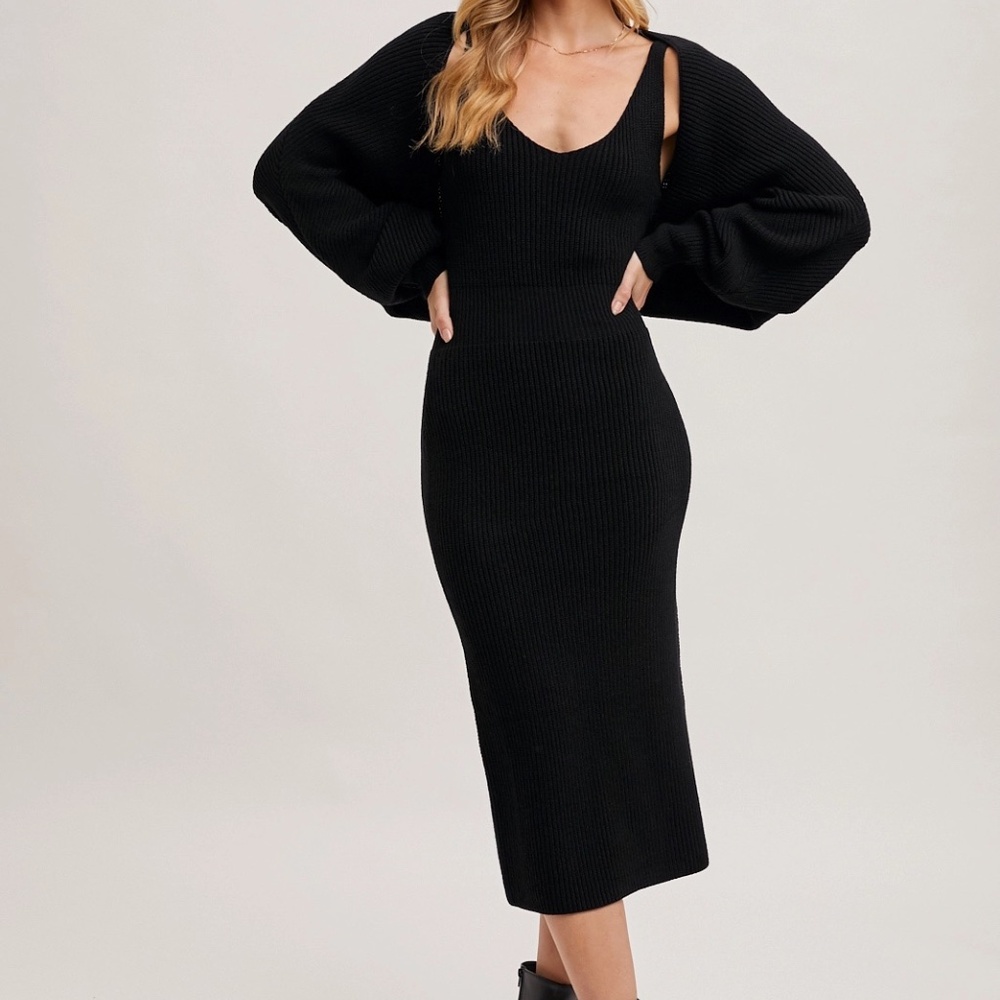 2 Piece Knit Dress Set
